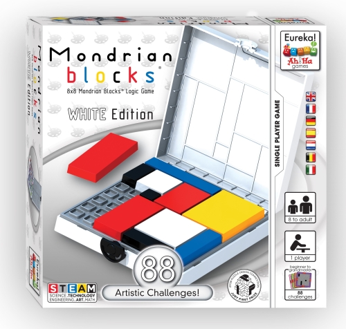 Ah!Ha Kinderspiel Mondrian Blocks schwarz
